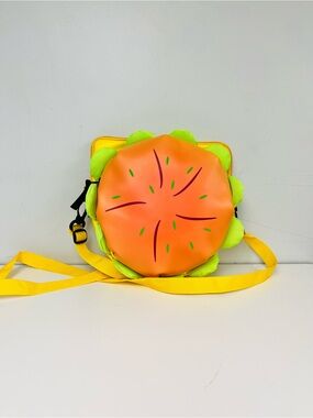 Bright Colored Cheeseburger Crossbody